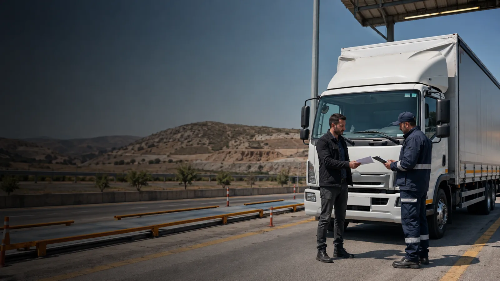 Türkiye'de ticari taşıt sürücüsünün yol denetiminde belgelerini sunması